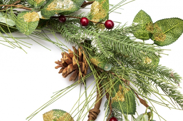 Вінок різдвяний Девілон з ягідками d300 мм 