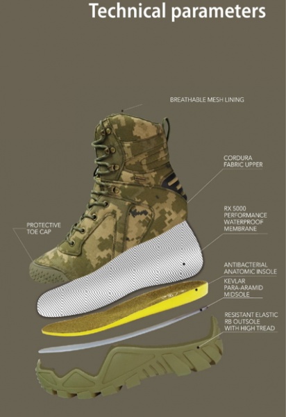 Берци Alpine Crown тактичні Tactical Boots Rex High, олива р.46 арт.230012 [182] Olive