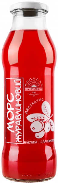 Морс Ярмолинці Клюквенный 0,75 л 