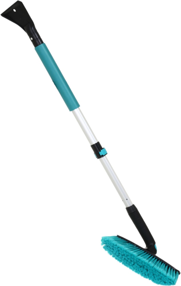 Телескопическая щетка Auto Assistance Proline з поворотним механізмом та скребком, 75-112см