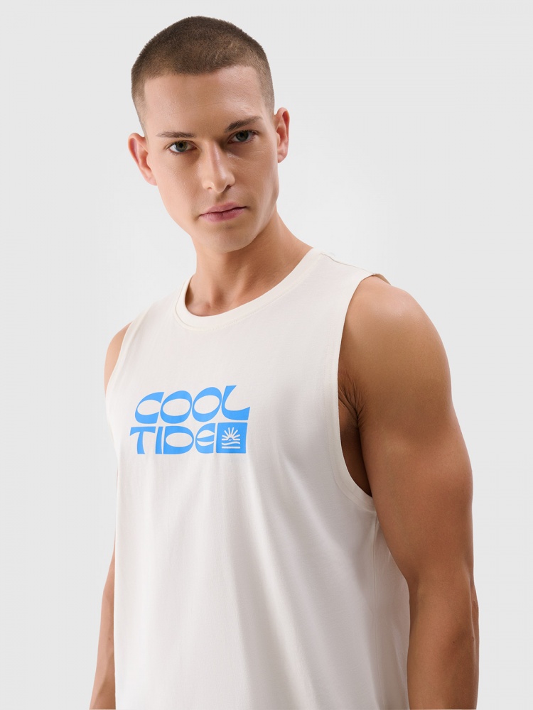 Футболка 4F SLEEVELESS M123 4FWSS25TSLEM123-11S р.XL белый