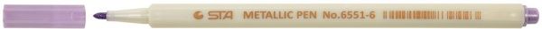 Маркер художественный STA Paint 6551 1 мм STA6551-M06 металлик фиолетовый 