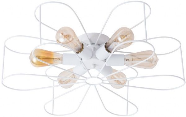 Люстра потолочная Arte Lamp Camomilla A6049PL-6WH 6x40 Вт E27 белый 