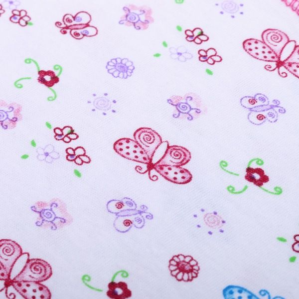 Боди для девочки Фламинго 44 159-127 р.74 белый с рисунком 