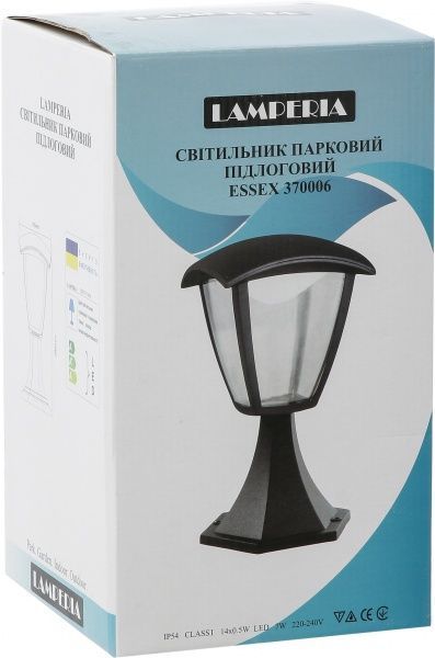 Ліхтарний стовп Lamperia Essex LED 7 Вт IP54 чорний 370006 