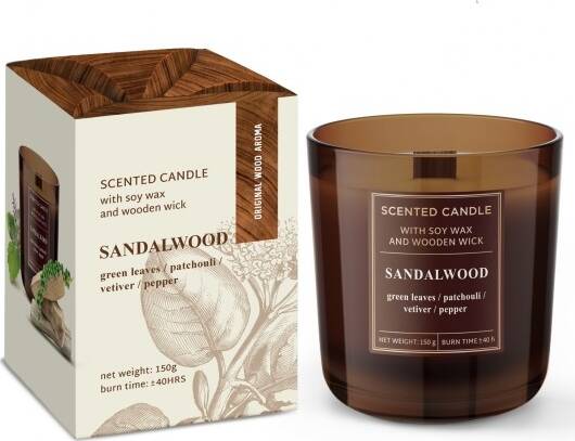 Свеча ароматическая Bartek Candles Дерево (150 г) 