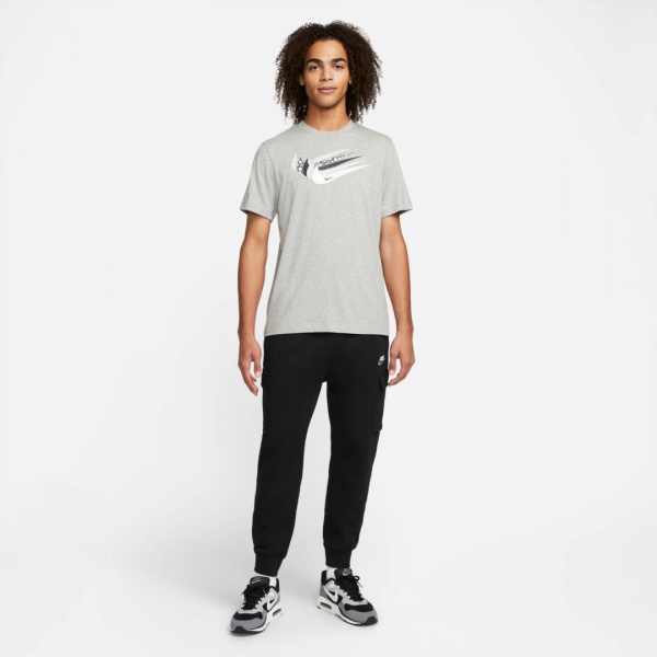 Футболка Nike M NSW 12 MO SWOOSH TEE DN5243-063 р.L сірий