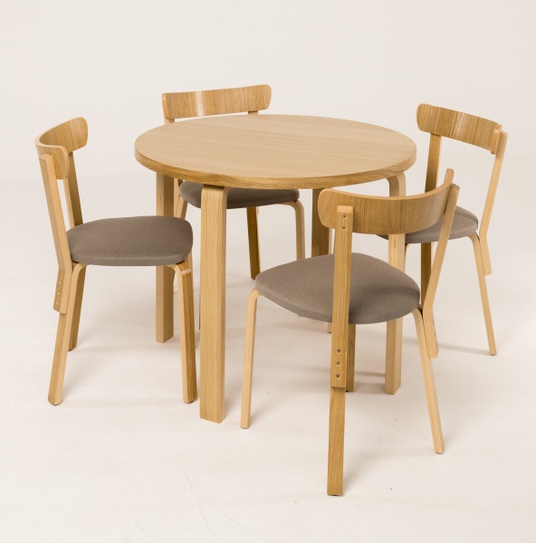 Стул Scandi Soft 800х480х440 мм бежевый / дуб