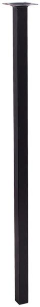 Меблева ніжка Larvij L61S80BL25 квадратная 25х25х700 мм черная 