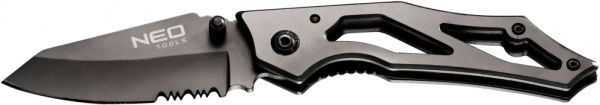 Нож NEO tools складывающийся c фиксатором 63-025