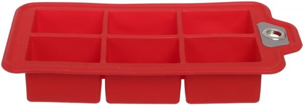 Форма для льоду велика, 21х10,3х4,6 см, червона UP! (Underprice)