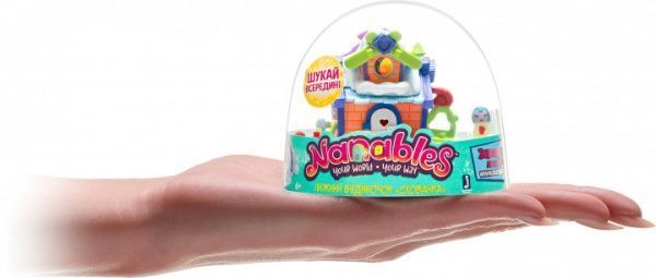 Ігровий набір Jazwares Nanables Small House Зимовий дивосвіт Лижний будиночок Схованка (NNB0031) 