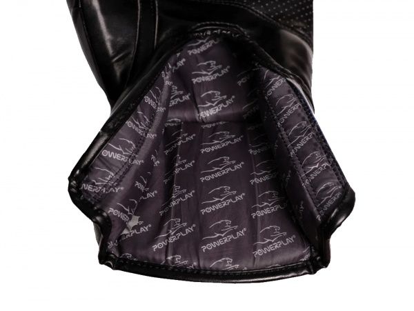 Боксерские перчатки PowerPlay р. 10 10oz 3016_10 черный с белым