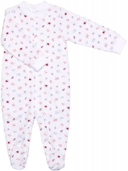 Комбинезон для девочки Фламинго ассортимент р.80 белый 