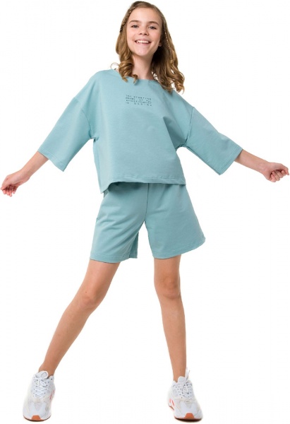 Комплект для дівчаток Smil 117337 р.146 ментоловий 