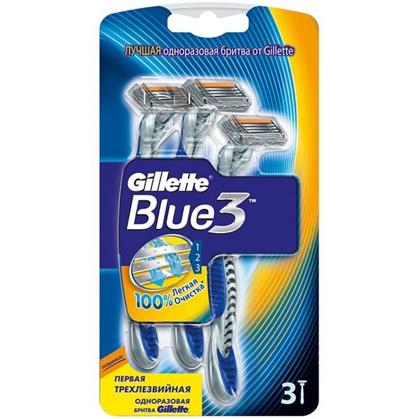 Станок для гоління Gillette Blue 3 3 шт