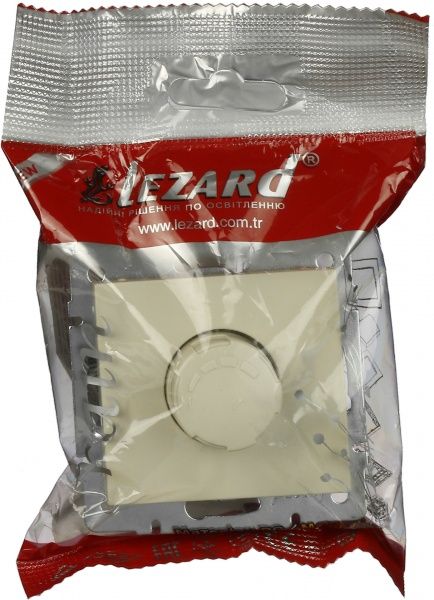 Светорегулятор Lezard Rain 800Вт IP20 крем 703-0388-115