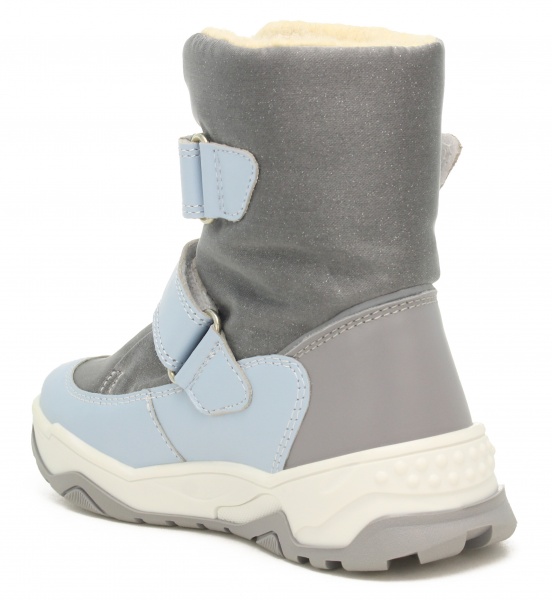 Полуботинки для девочек BARTEK 14077006 р.27 серый с голубым 