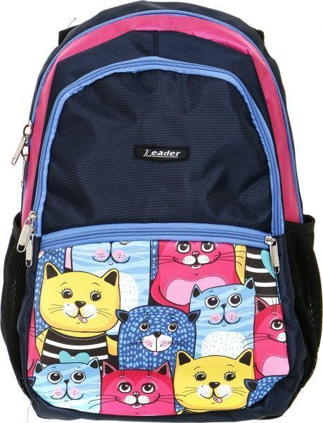 Ранець шкільний Leader Котики