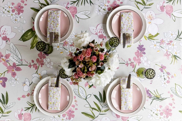 Скатерть 100% хлопок 136x220 см Прованс 