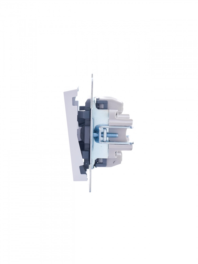 Выключатель трехклавишный Lezard Vesna белый 742-0288-109