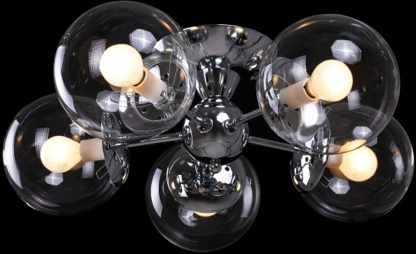 Світильник стельовий Accento lighting Doviles 40 Вт E14 хром 