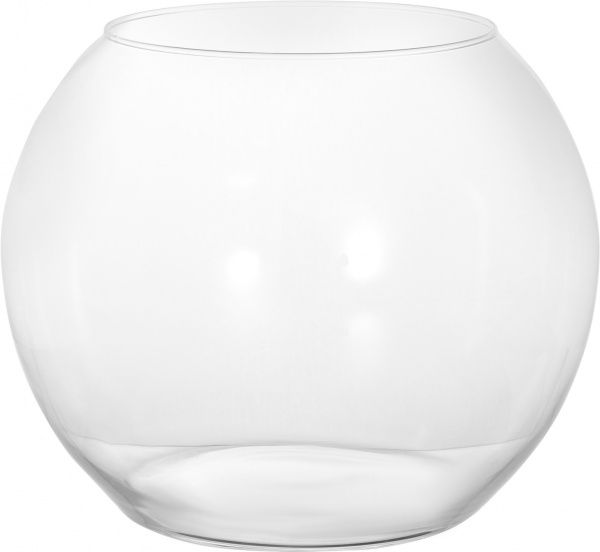 Ваза стеклянная прозрачная 24,5 см Wrzesniak Glassworks