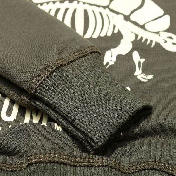 Світшот Маленькие люди 7 р.152 оливковий 