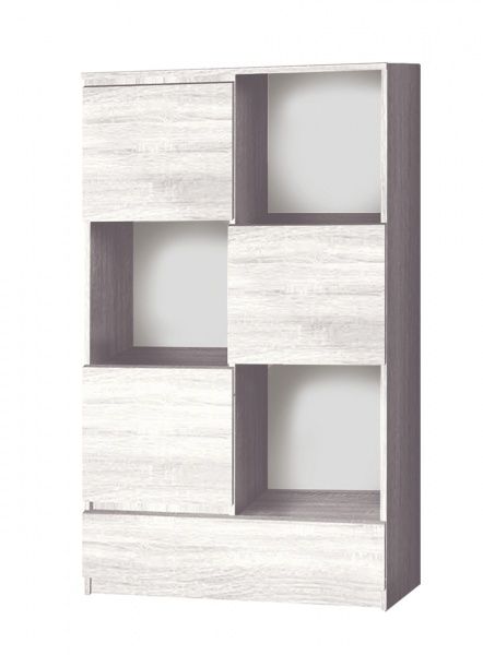 Стеллаж МФ МОДЕРН Сириус 5СТЛЖ3 840х400х1310 аляска 