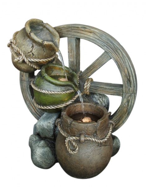 Фонтан декоративний Engard Колесо F-17A