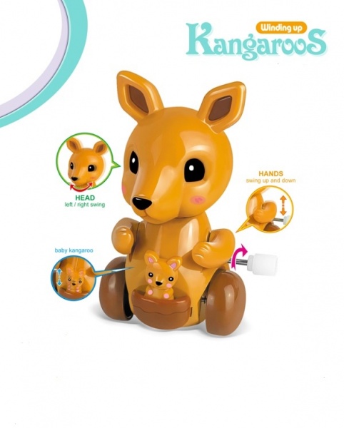 Игрушка заводная Metr+ Кенгуру в ассортименте 6624