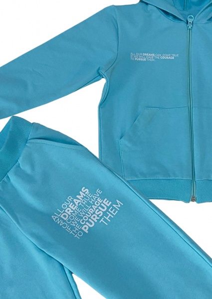 Спортивный костюм Roksana для девочки №0027/32195 р.116/122 бирюзовый 