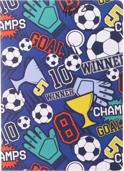 Блокнот Футбол 3 25х18 см Mikirei