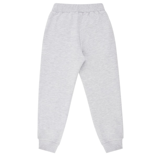 Штаны для девочек Funtime Meow р.104 светло-серый меланж 