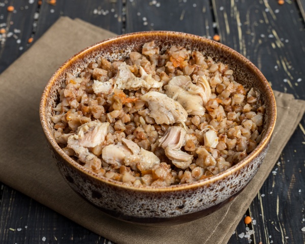 Каша Portion гречневая с курицей и овощами 350 гр