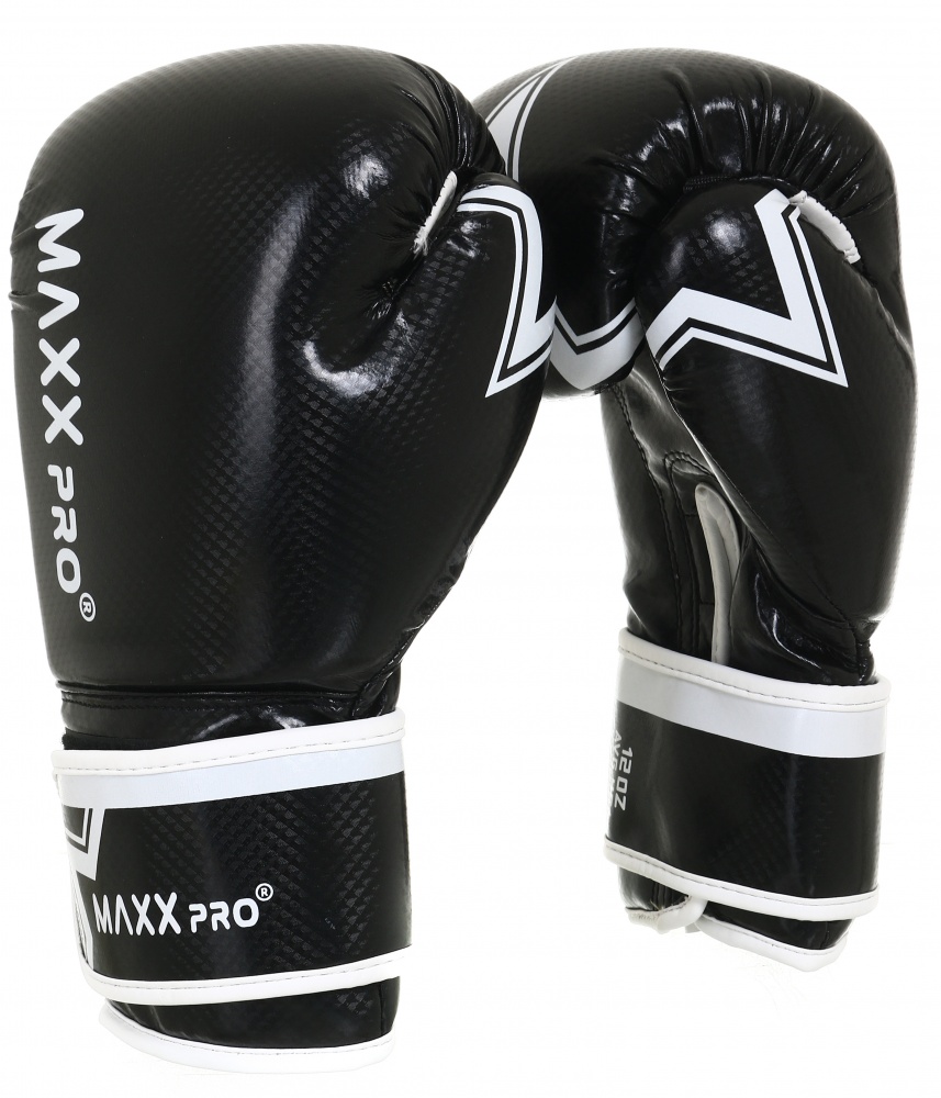 Боксерські рукавиці MaxxPro AVG-451 Black vynil-12 р. 12 12 ozoz Black vynil-12 чорний