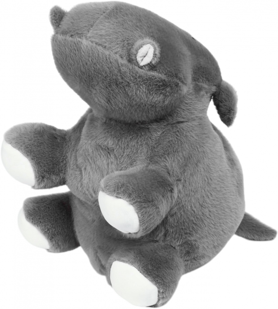 Мягкая игрушка HW Plush Paws Бегемот 40 см серый HF11394 16'