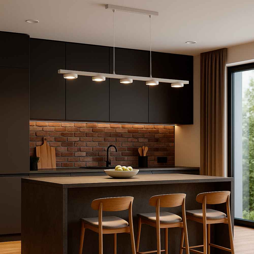 Светильник подвесной LIGHT SET PERLYNA 5x/GX53 белый