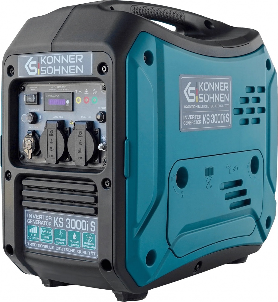 Генератор інверторний Konner&Sohnen 3 кВт / 3,3 кВт 230 В KS 3000i S