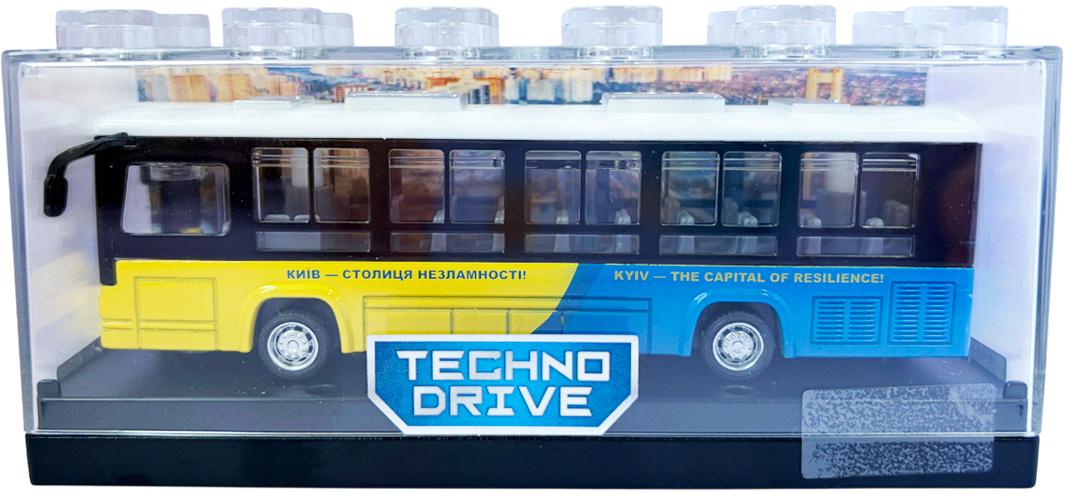 Автомодель TechnoDrive Автобус Киев S2 в пластиковом боксе 250418CGO — фото 1