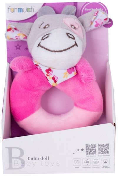 Игрушка-погремушка Funmuch Коровка FM555-6H