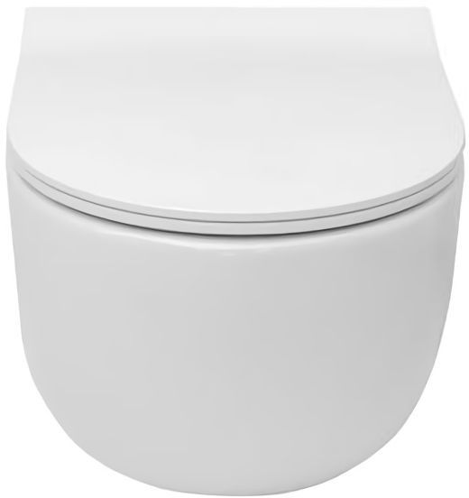 Унитаз подвесной ROCA Meridian Rimless с сиденьем Slim Soft Close