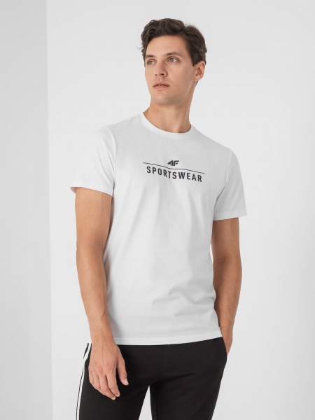 Футболка 4F NOSH4-TSM354-10S р.S белый