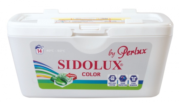 Капсули для машинного прання SIDOLUX BY PERLUX COLOR 14 шт. 