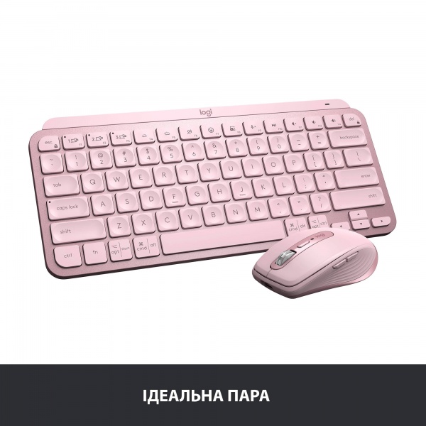 Клавиатура Logitech MX Keys Mini Minimalist Wireless Illuminated (L920-010500) rose 
