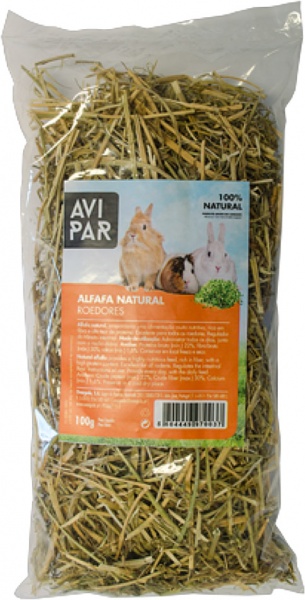 Сено люцерны Avipar Natural Alfafa для грызунов 100 г