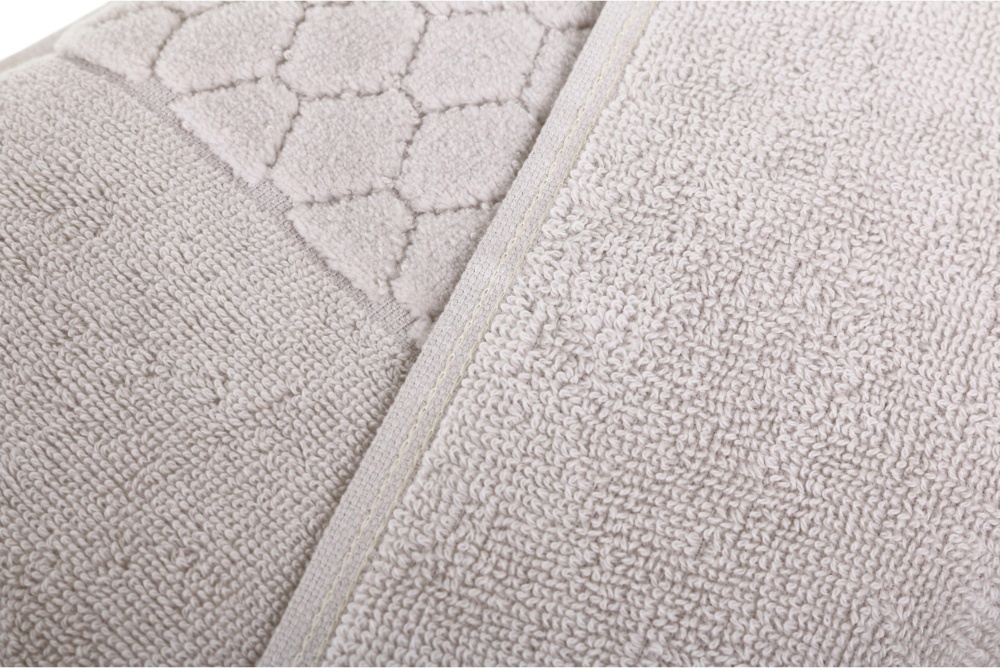 Рушник махровий VELOUR CELLS 70x140 см бежевий La Nuit