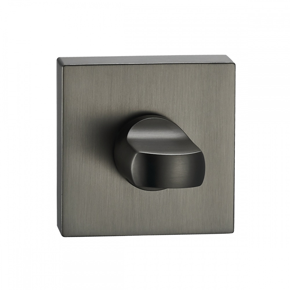 Ручка на розетці Linde A-2026 WC MA з накладкою під WC санвузловий матовий антрацит