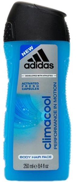 Гель для душа Adidas 3 в 1 Body, Hair And Face Climacool 250 мл