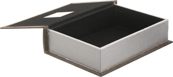 Скринька-книга Moon dust 23x17x6 см темно-золотий